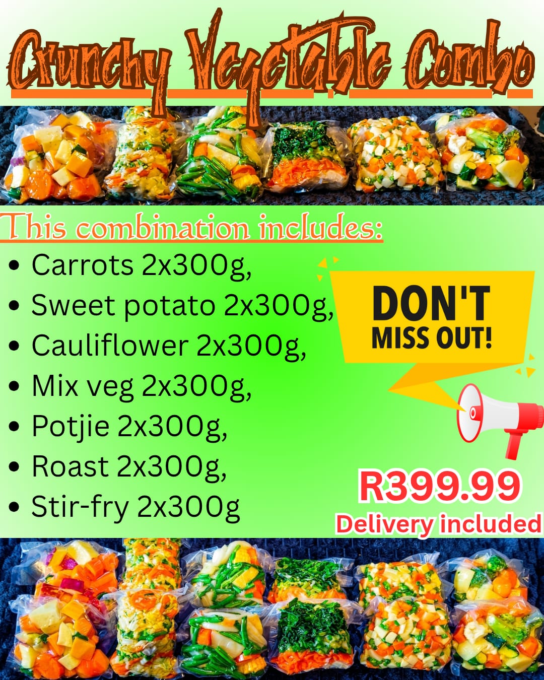 Crunchy Vegetable Combo Small